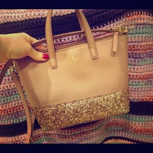 Pink Kate spade all that glitters purse